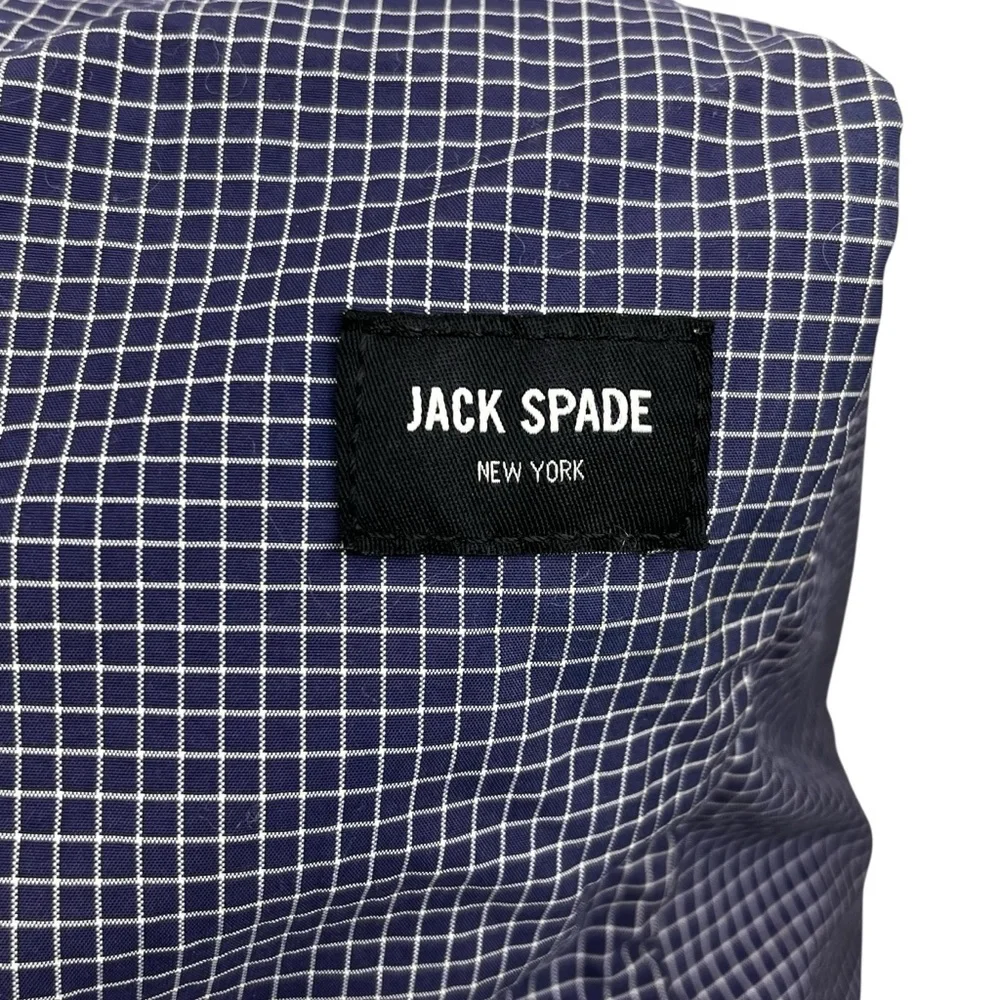 Jack Spade Men's Packable Graph Check Duffle Bag Royal Blue